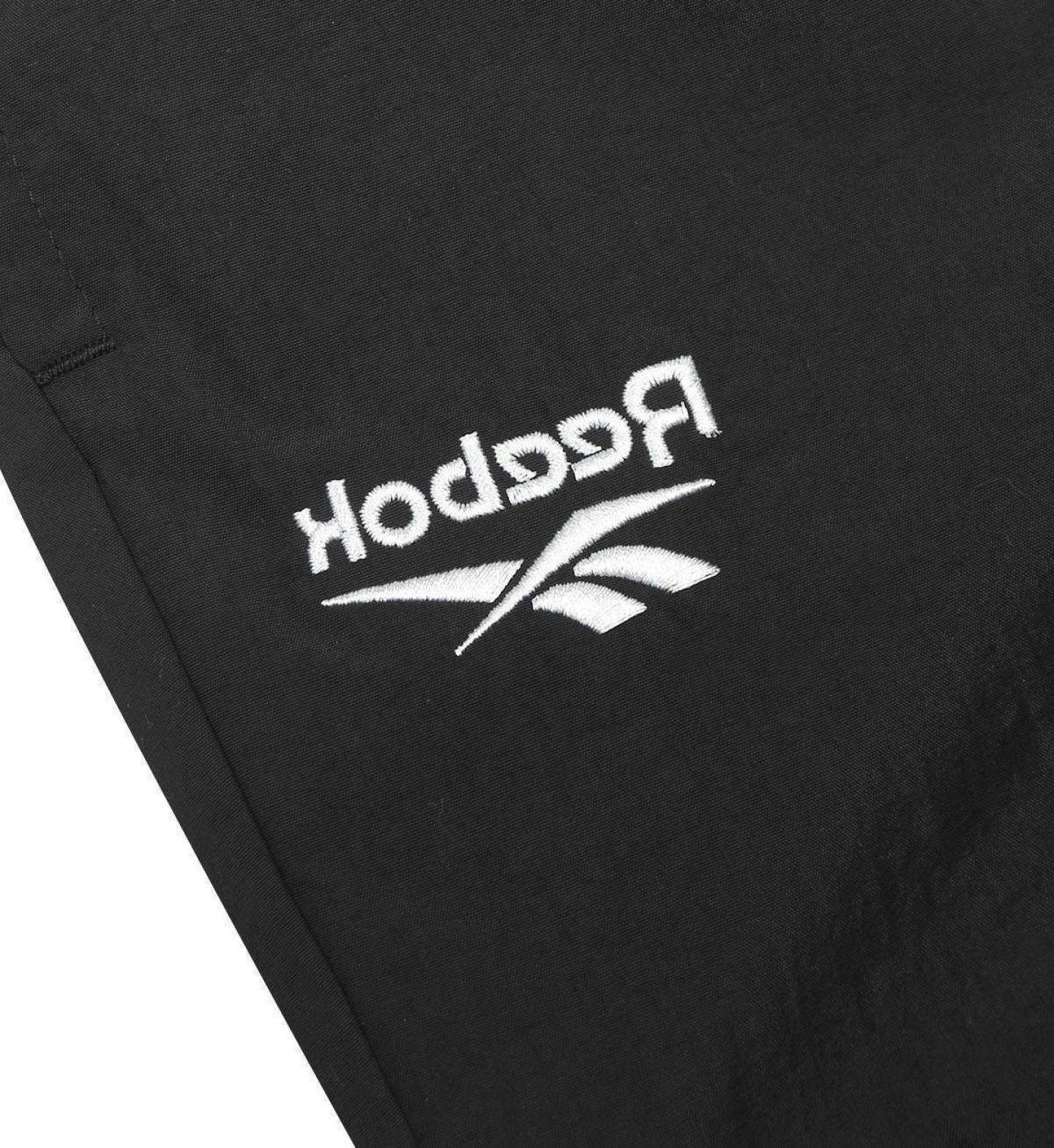 Reebok Vector Logo - Reebok Vector Logo Track Pants Black | SOIDERGI