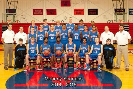 Moberly Spartans Logo - Boys Varsity Basketball High School, Missouri
