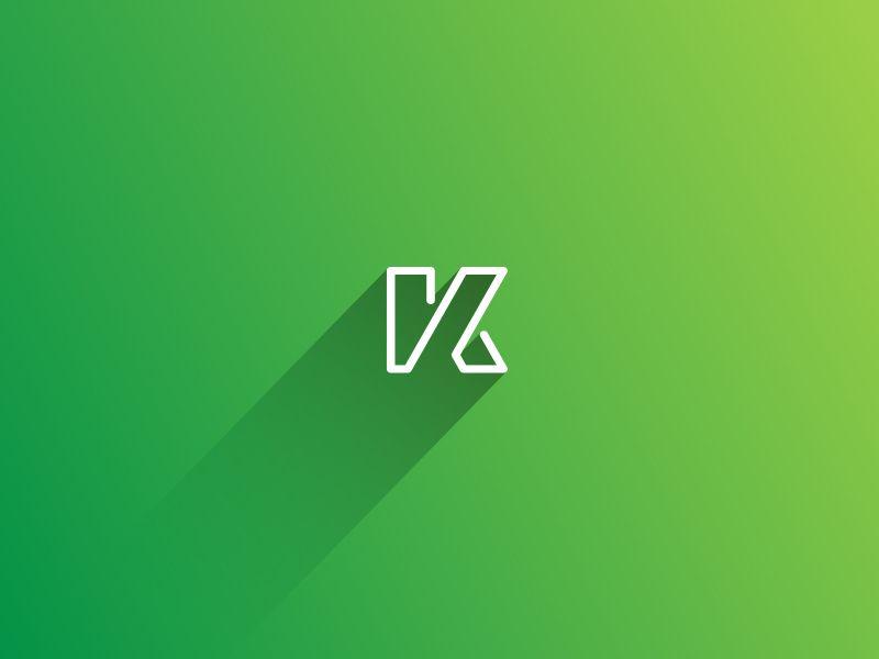 Green K Logo - Letter K by Vladimir Biondic | Dribbble | Dribbble