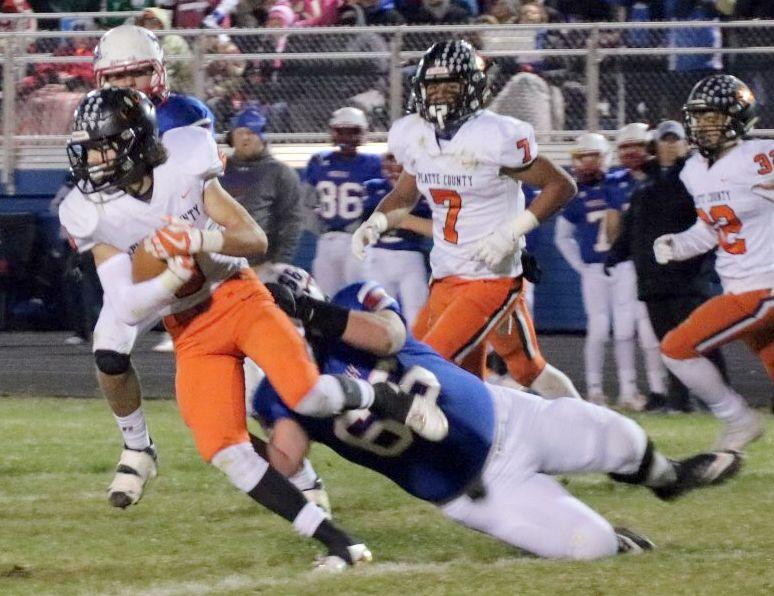 Moberly Spartans Logo - Platte County football dismantles Moberly, sets up semifinal