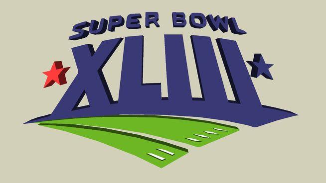 XLIII Logo - Super Bowl XLIII Logo | 3D Warehouse