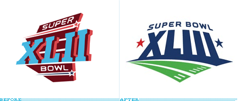 XLIII Logo - Brand New: Super Bowl in Perspective