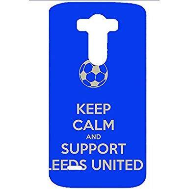 Blue United Logo - Blue Background Leeds United Logo Hard 3D Phone Case For LG G3 ...