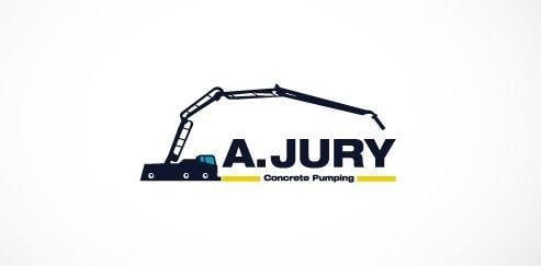 Concrete Company Logo - Logo for concrete pumping company. Logo design contest
