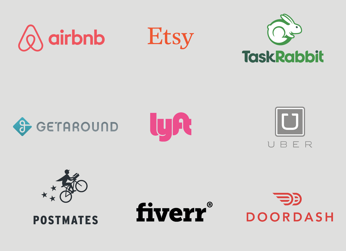 Sharing Economy Uber Lyft Logo - How Much Are People Making from the Sharing Economy?