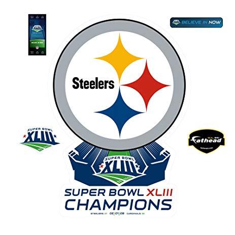 XLIII Logo - Pittsburgh Steelers Super Bowl XLIII Logo Decal for Christmas