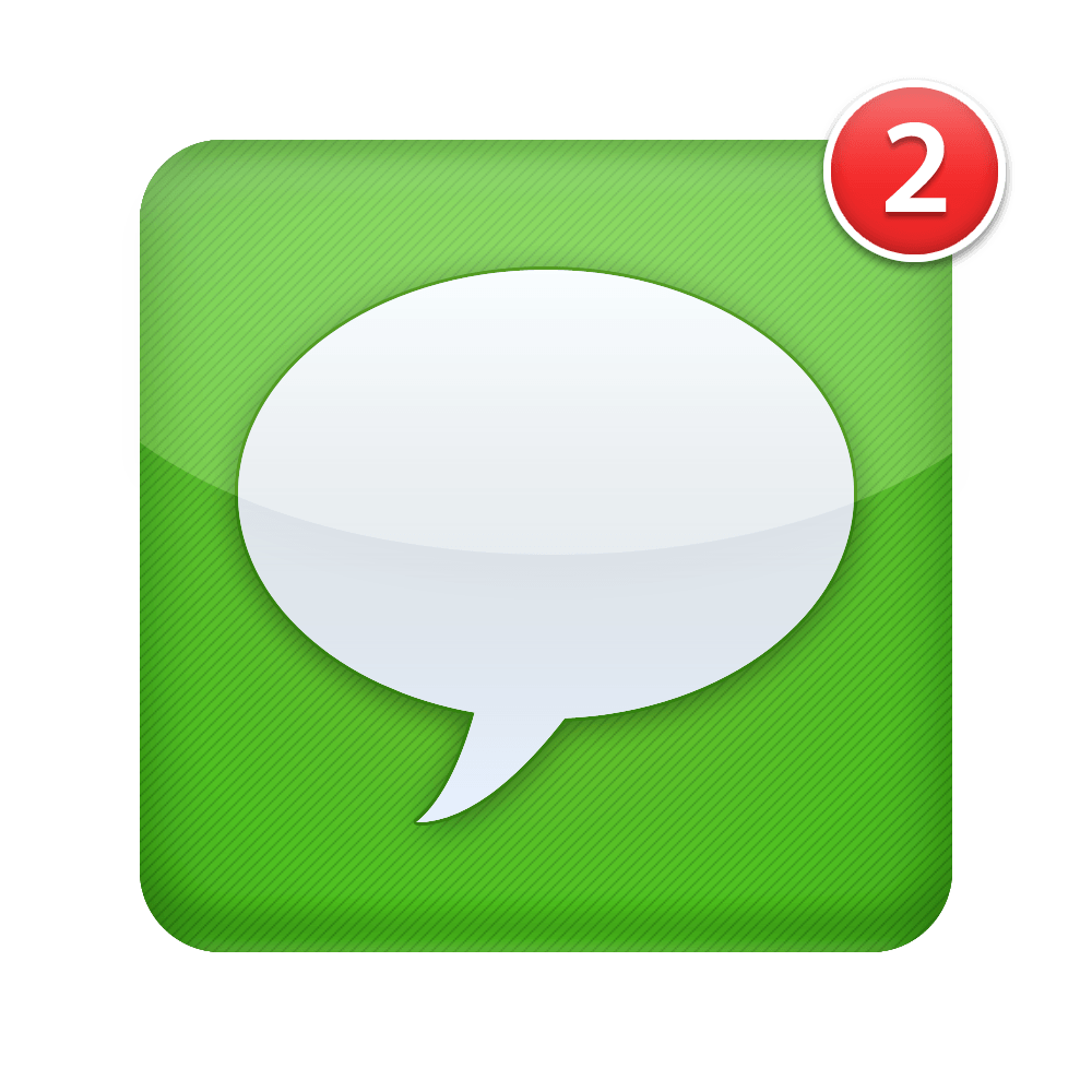 Green Text Message Logo - Text Message App Logo Png Image