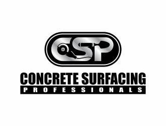 Concrete Company Logo - Concrete Surfacing Professionals logo design - 48HoursLogo.com