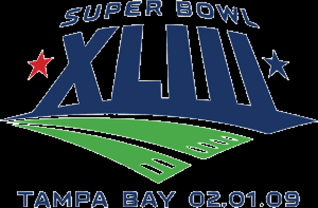 XLIII Logo - NFL Super Bowl XLIII Coin Toss and Trophy - Ground Report