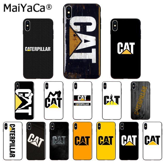 Black Caterpillar Logo - MaiYaCa Caterpillar LOGO Newly Arrived Black Cell Phone Case