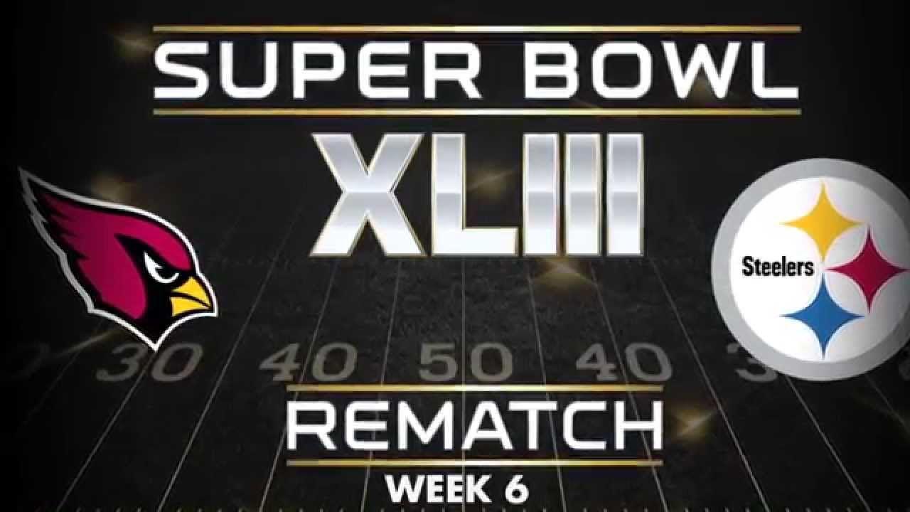 XLIII Logo - Cardinals vs. Steelers (Week 6) Super Bowl XLIII rematch | 50 Years ...
