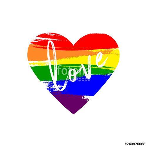 Green Rainbow Yellow Red Blue Logo - rainbow vector heart. grunge stripes. red orange yellow green blue