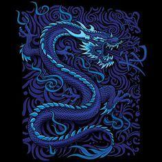 Chinese Blue Dragon Logo - 59 Best Dragons and Tigers images | Chinese art, Japan art, Japanese art