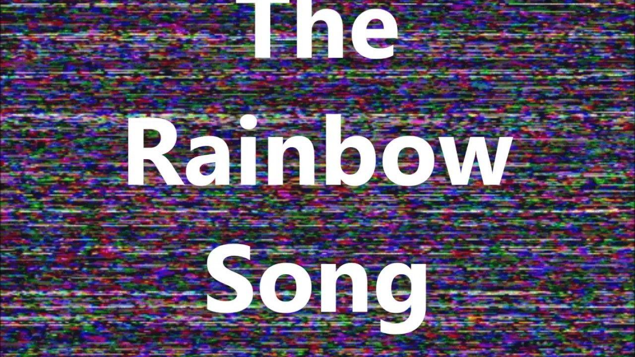 Green Rainbow Yellow Red Blue Logo - The rainbow song, Red and yellow and pink and green. Orange and ...