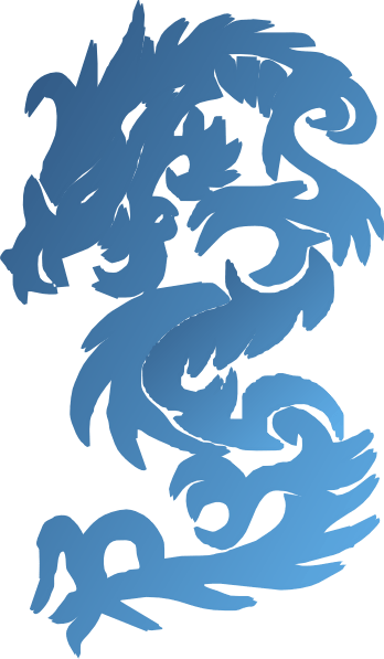 Chinese Blue Dragon Logo - Blue Chinese Dragon Clip Art at Clker.com - vector clip art online ...