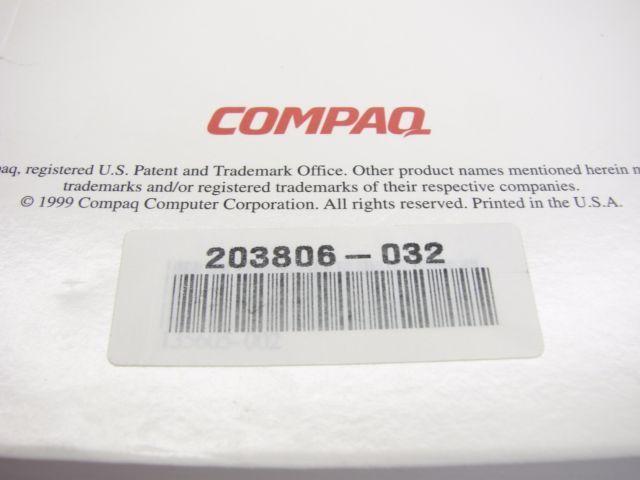 1999 Compaq Logo - Compaq Storage Management Solutions Release 4.30 6 Cd Program T42