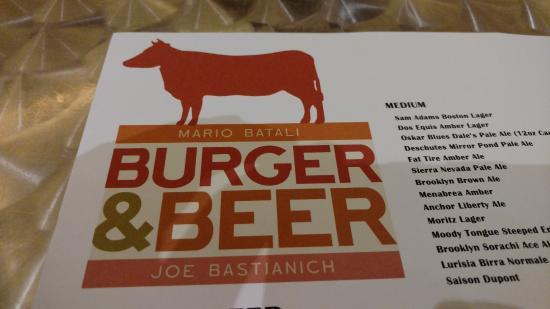 Un Las Vegas Logo - an unqiue and fun looking logo - Picture of B&B Burger & Beer, Las ...