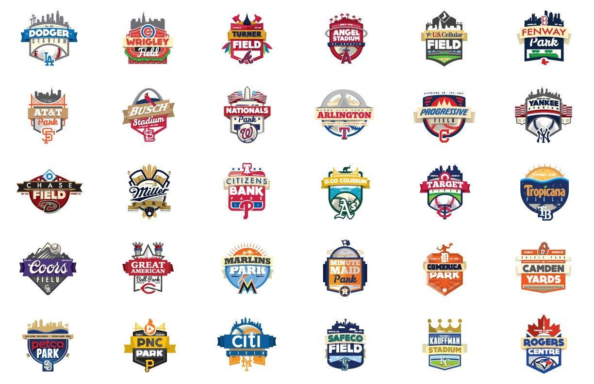 MLB C Logo - These Redesigned MLB Stadium Logos Are Better Than The Real Thing ...
