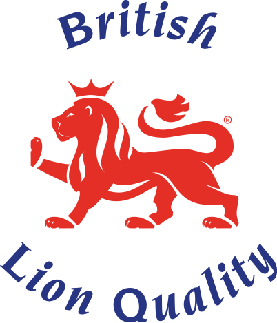 Red Egg Logo - british-lion-quality-logo - Sunrise Eggs