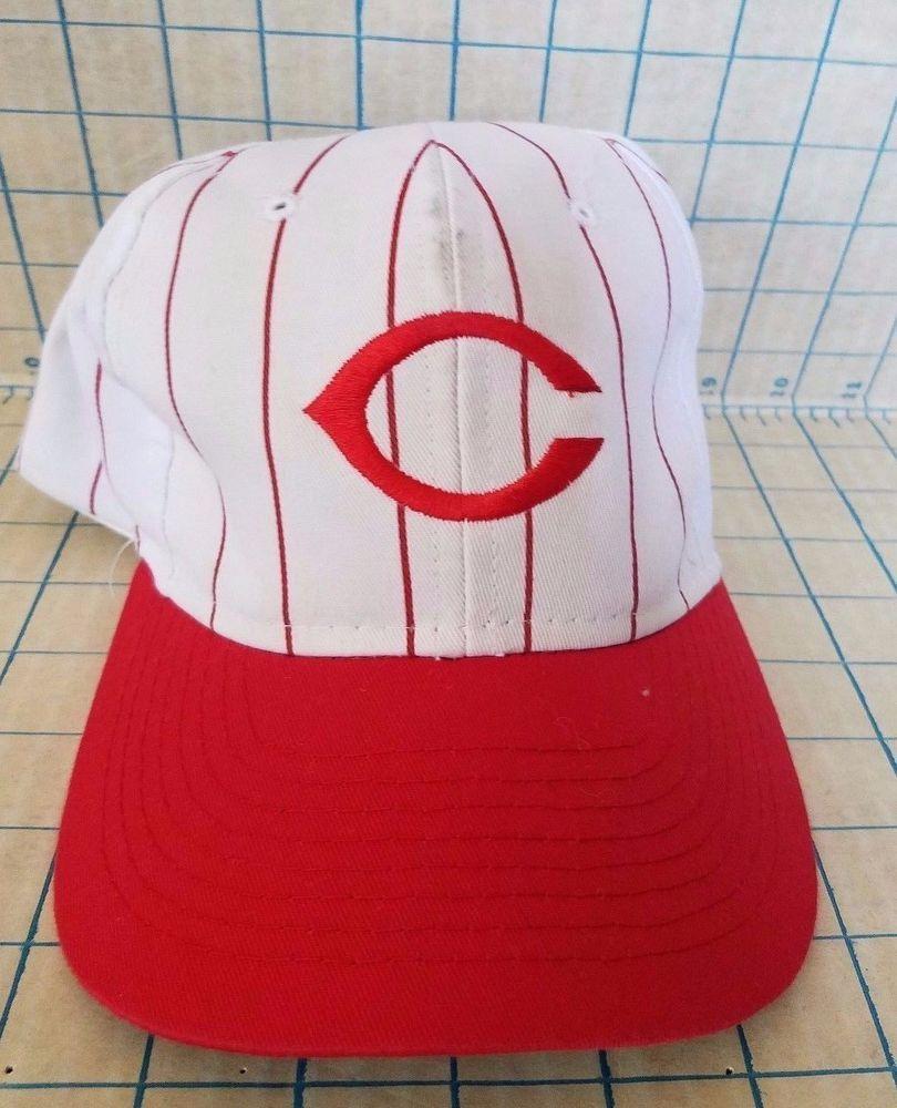 MLB C Logo - MLB Chicago Cubs C Logo red white striped Snabpack hat Buffalo Cap