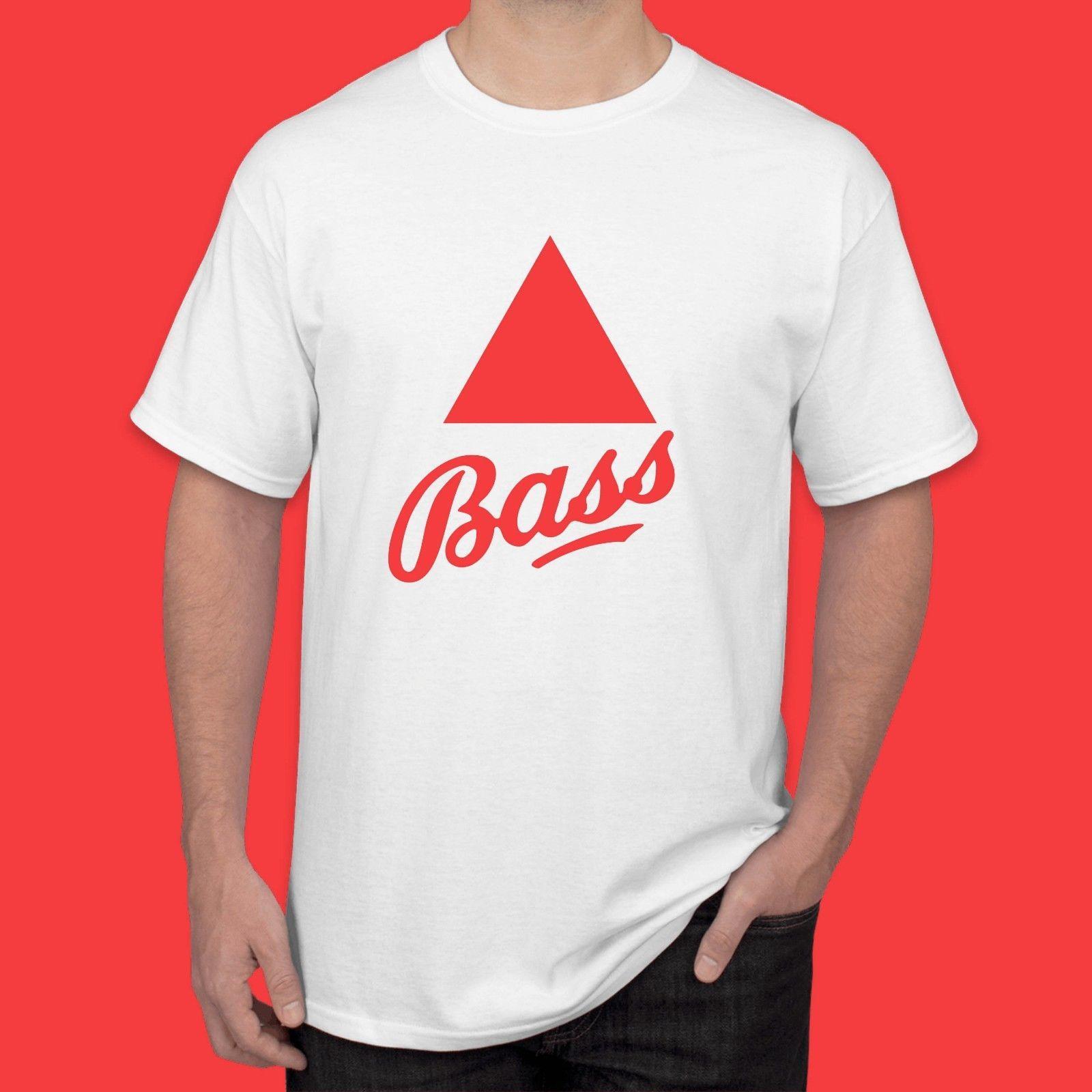 Bass Beer Logo - New Bass Ale Beer Brewing Red Logo Men'S Tee White T Shirt Sizes