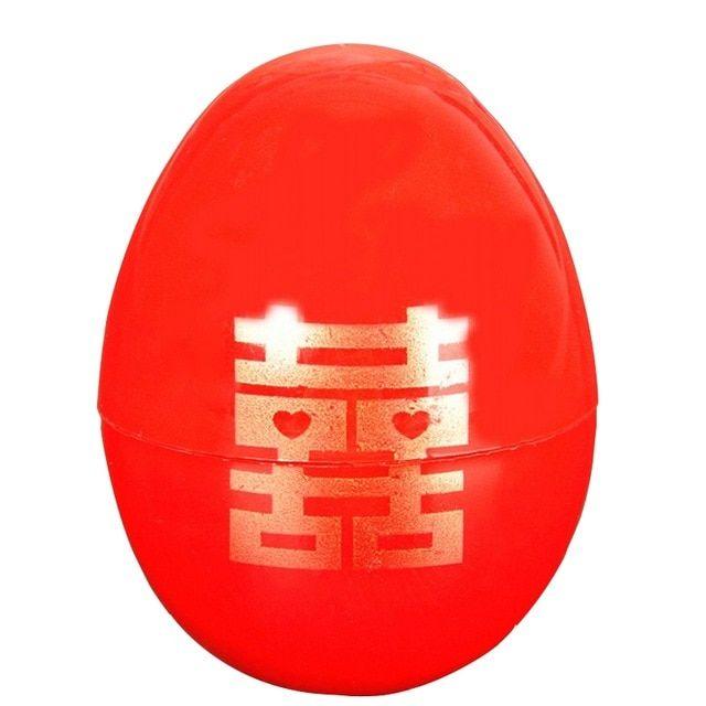 Red Egg Logo - 5PCS/Lot Wedding celebration with red egg shells candy box like ...