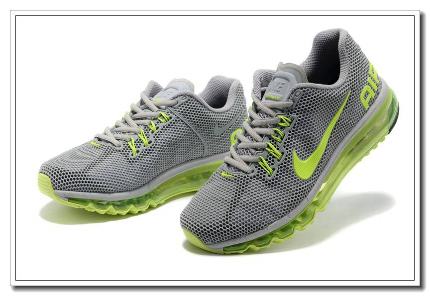 Grey and Green Q Logo - Air Max 2013 Mesh Q$mhw[sGVg Grey Green Sneakers