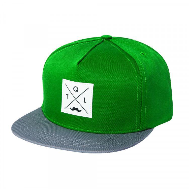 Grey and Green Q Logo - The Quiet Life TQL Green Grey Snapback Cap. Manchester's Premier