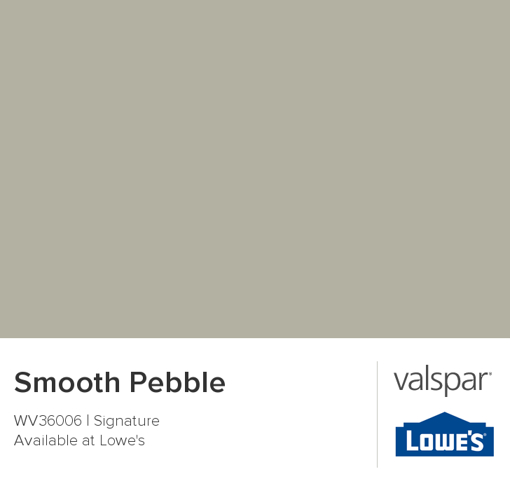 Grey and Green Q Logo - Smooth Pebble from Valspar. Just had this mixed at B & Q in UK