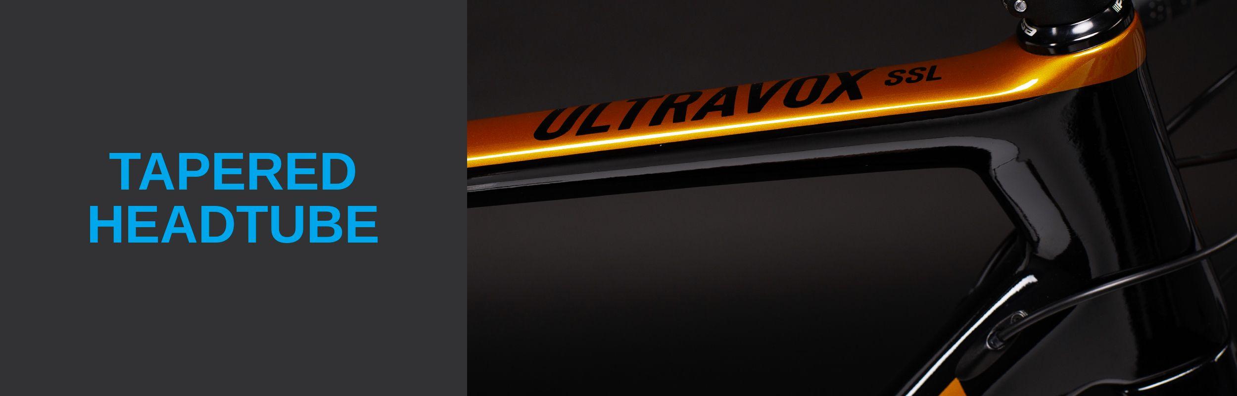 Black Orange M Logo - SwiftCarbon carbon road bike Ultravox SSL Black Orange Full 105 Disc