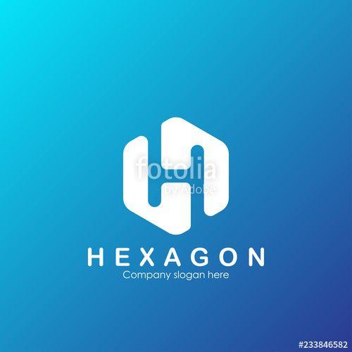 Hexagon Blue Bank Logo - Letter H hexagon logo ideas