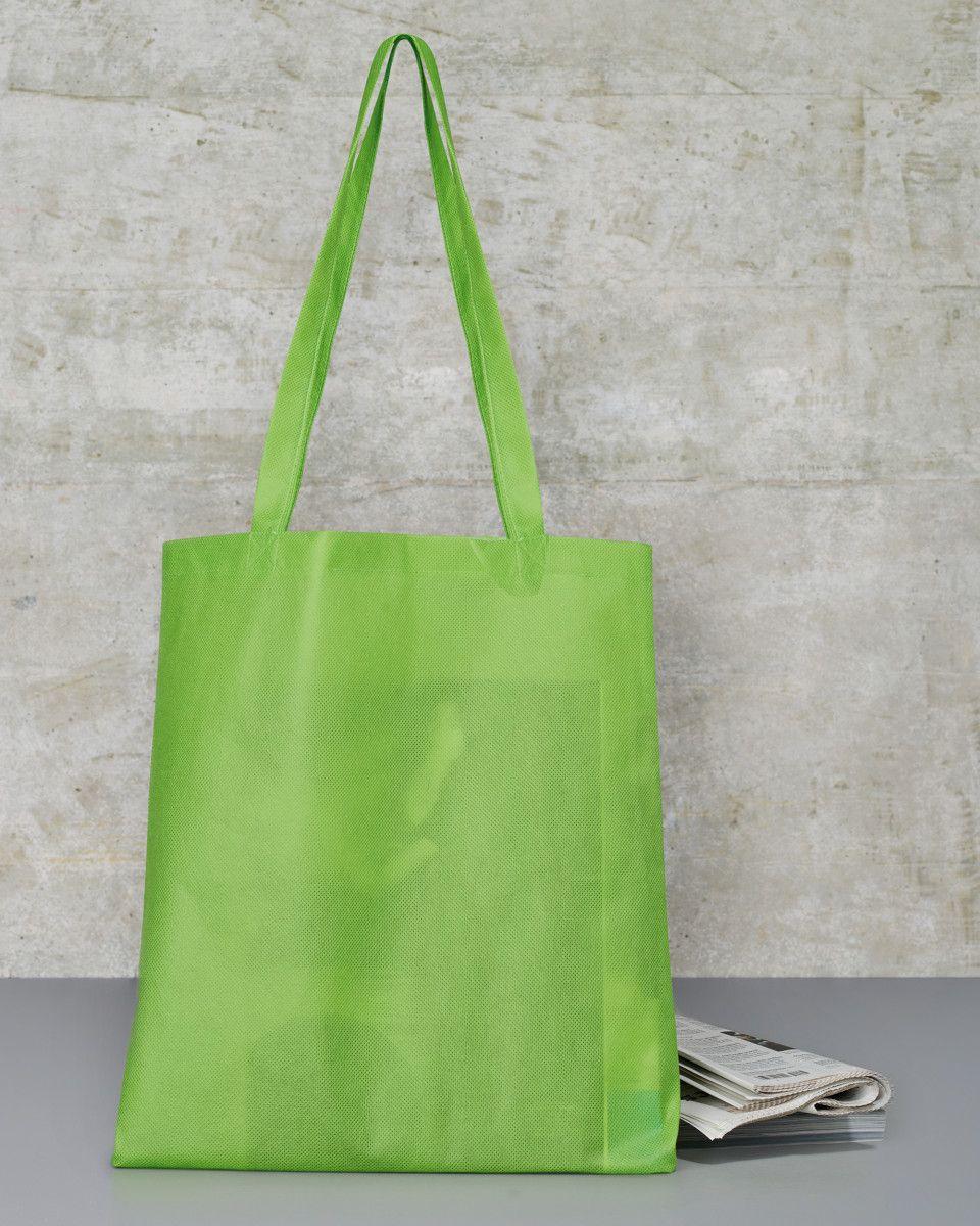 Grey and Green Q Logo - Bags By Jassz - Q Apparel