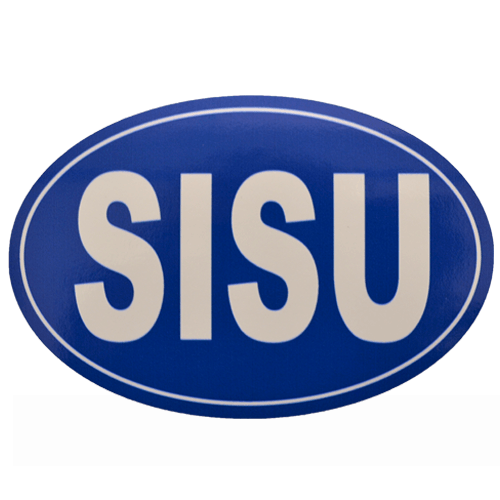 Sisu Logo - Bumper Sticker - Oval Sisu – Touch of Finland