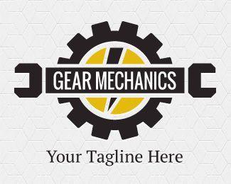 Mechanic Business Logo - mechanic logo - use for Library Makerspace or Creation Station ...