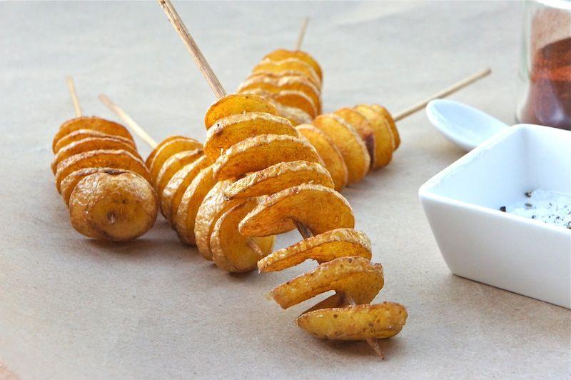 Potato Swirl Logo - Seasaltwithfood: How to cut a Spiral Potato