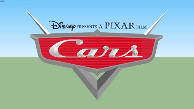 Pixar Cars Logo - Disney's Pixar's Cars Logo | 3D Warehouse