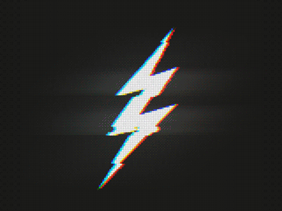 Lightning Bolt Cool Logo - Lightning Glitch. Papadam. Glitch art, Glitch