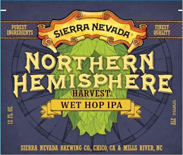 2018 Sierra Nevada Logo - Northern Hemisphere Harvest Wet Hop IPA (2018) - Sierra Nevada ...