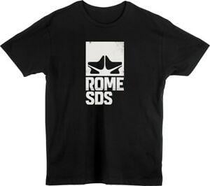 New SDS Logo - New 2019 Rome SDS Mens Logo S S T Shirt Tee Medium Black