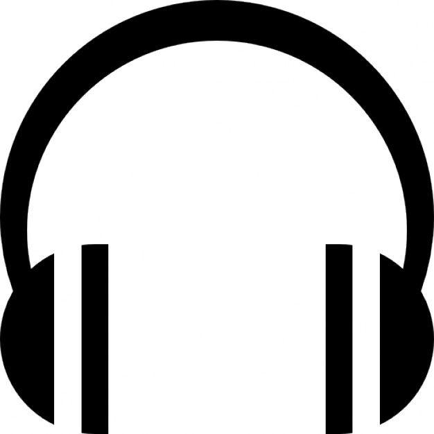 Heaphones Logo - Black headphones Logos