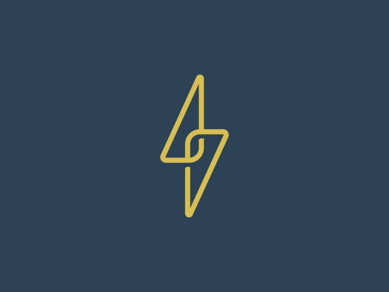 Bolt Logo - Lightning Bolt Logo by Tommy Blake | Dribbble | Dribbble