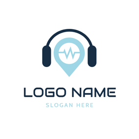 Earphone Logo - Free Headphone Logo Designs | DesignEvo Logo Maker