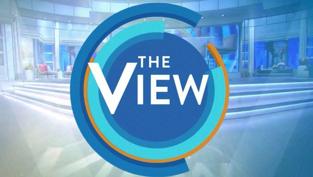 Square in a Blue P Logo - The View' returns with new host, tries to put square graphics in a