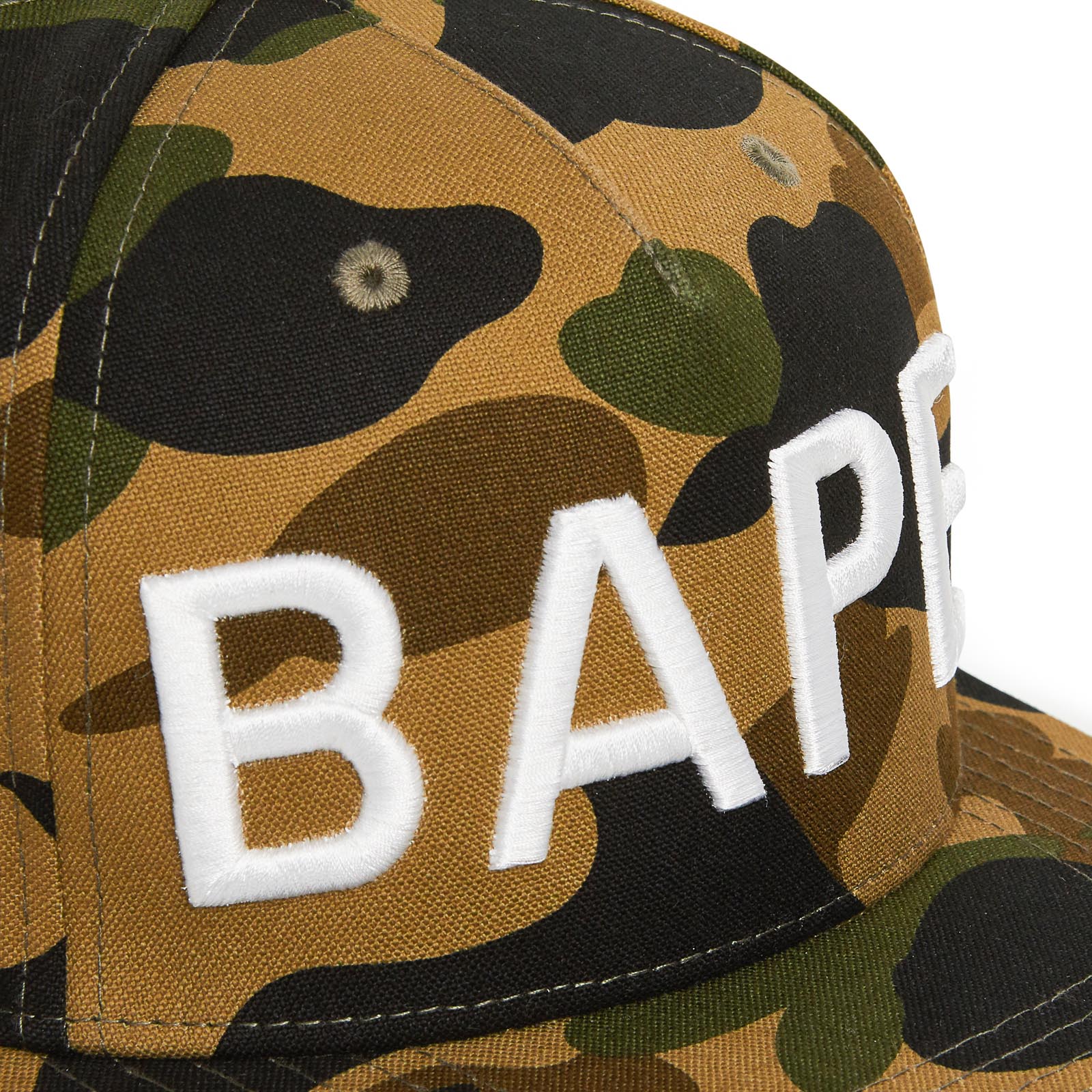 BAPE Camo Logo - A Bathing Ape 1st Camo Bape Snap Back Cap - Slam Jam Socialism