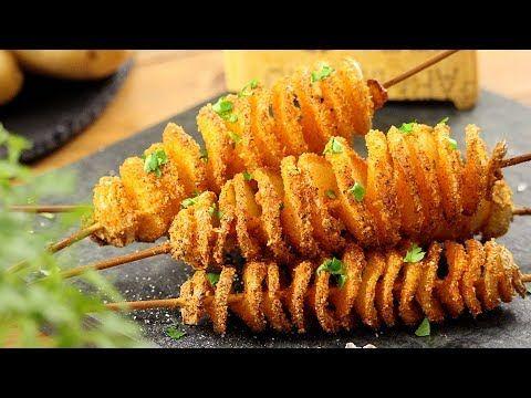 Potato Swirl Logo - Parmesan Tornado Potato | How Tasty Channel - YouTube