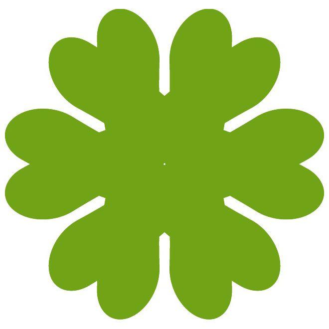 Green Flower Shape of Logo - FLOWER SHAPES VECTOR - Download at Vectorportal