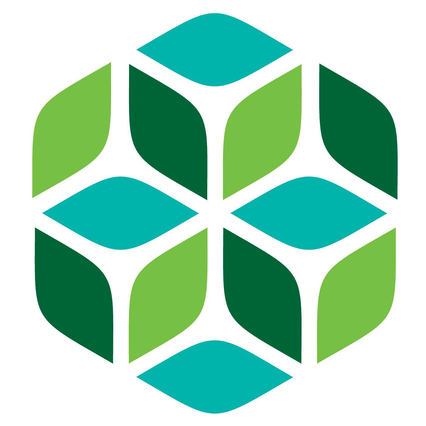 Green Flower Shape of Logo - Gardner Design - Refined Technologies logo design. Within a simple ...
