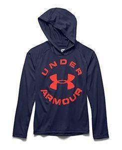 Orange and Blue Knight Logo - UNDER ARMOUR Boy's UA Tech Hoodie ** BLUE KNIGHT/ORANGE - Small ...