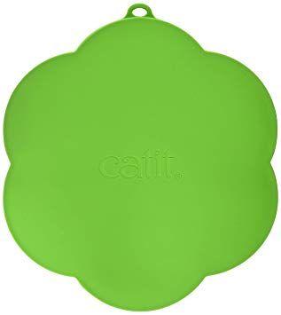 Green Flower Shape of Logo - Amazon.com : Catit 44010 Flower Shape Silicone Placemat, Green ...