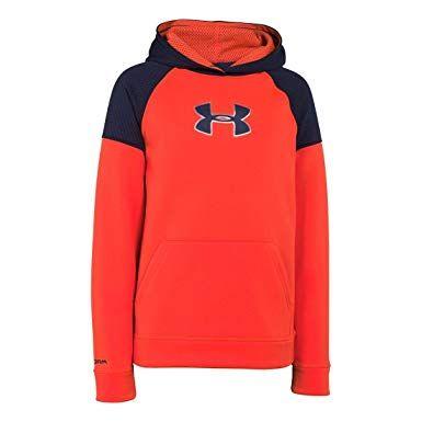 Orange and Blue Knight Logo - Under Armour Boys' UA Storm Armour Fleece Knit Hoodie Medium / 10-12 ...